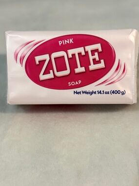 Zote Pink Bar Soap with Sodium Tallowate, 14.1 oz (400 g)